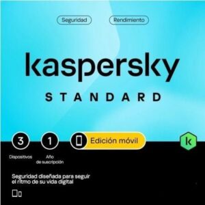 Kaspersky Standard Mobile para Android/ 3 Dispositivos/ 1 Año